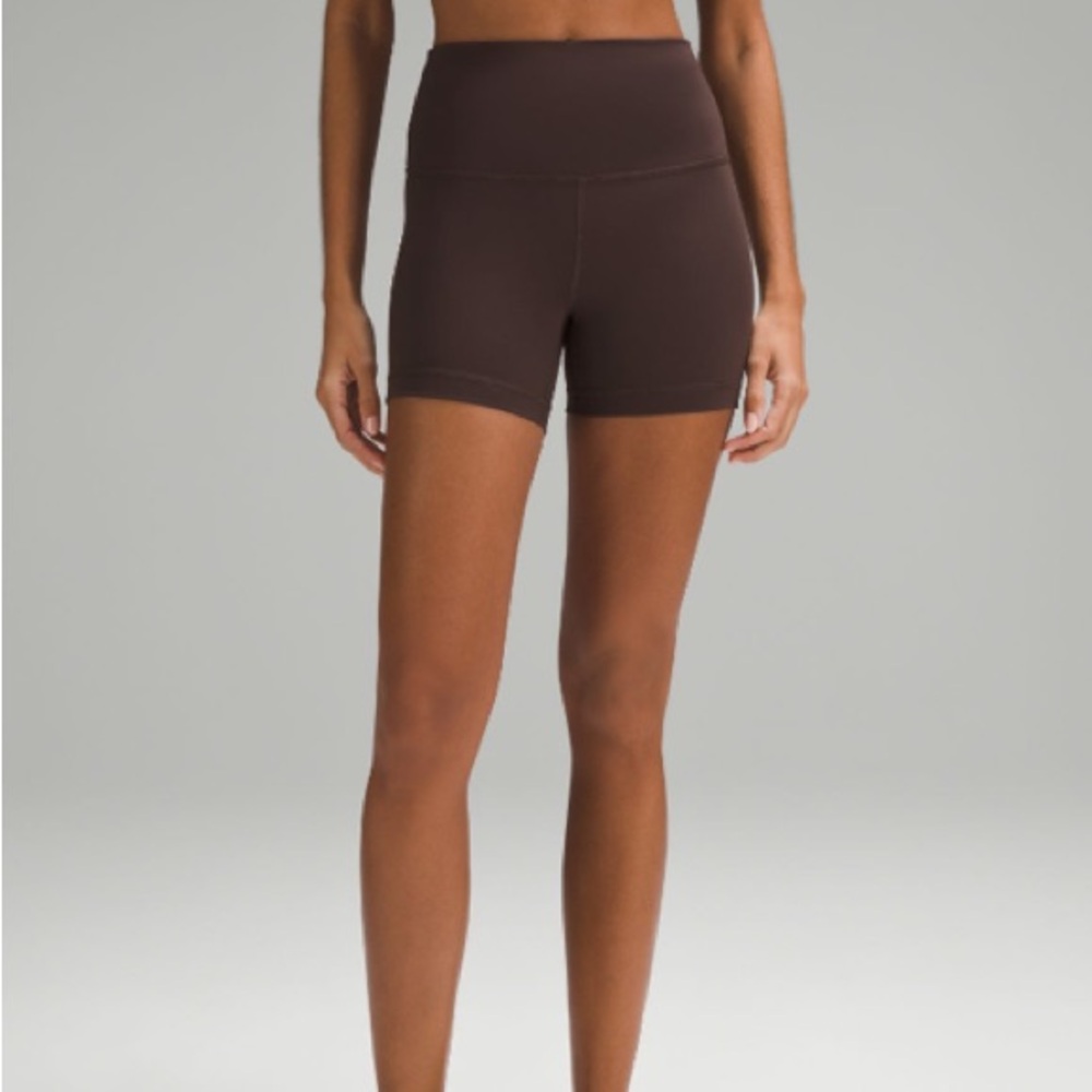 COPY - lululemon athletica Wunder Train High-Rise Short 4" - Espresso
